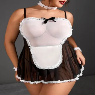 Plus Size Maid Halloween Costume