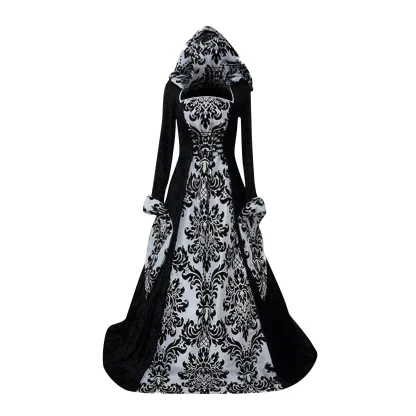 Witch Gothic Dress Halloween Costume - Image 5