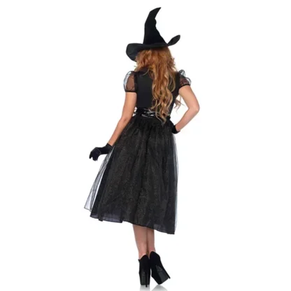 Black Gothic Witch Halloween Costume - Image 7