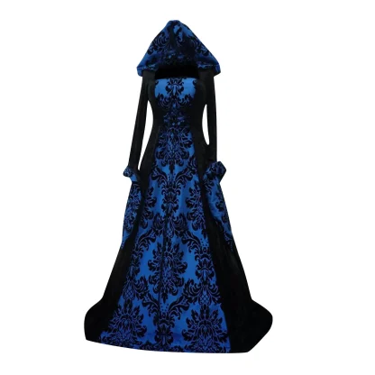 Witch Gothic Dress Halloween Costume - Image 4