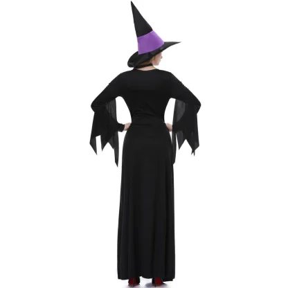 Witch Long Dress Halloween Costume - Image 5