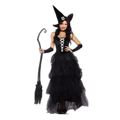 Black Gothic Witch Halloween Costume